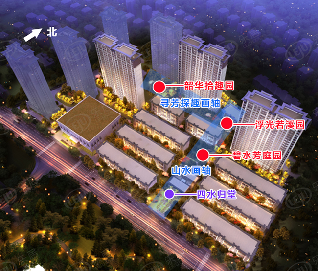 △建發(fā)央著社區(qū)配套規(guī)劃示意圖