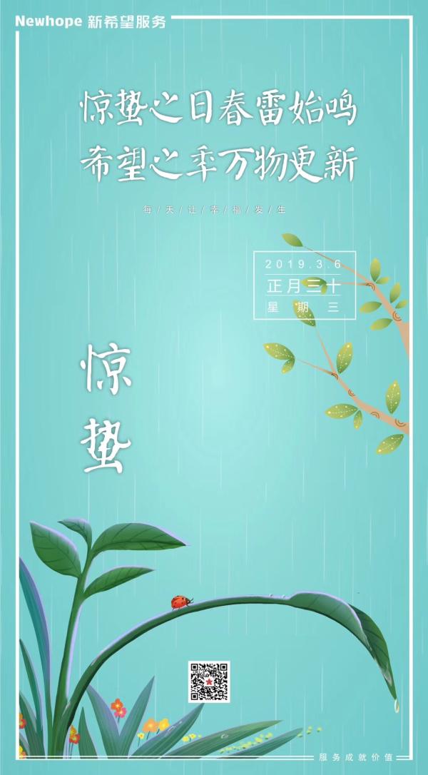 物业服务企业2019惊蛰海报大赏