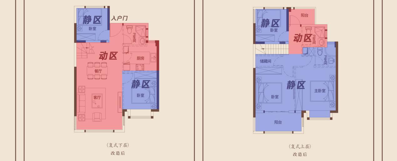 好住 135 复式做五房 双主卧 南北阳台考虑一下 户型解析 福州乐居网