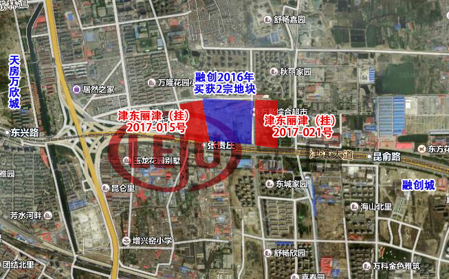 津东丽津(挂)2017-015号地块"因故停牌"