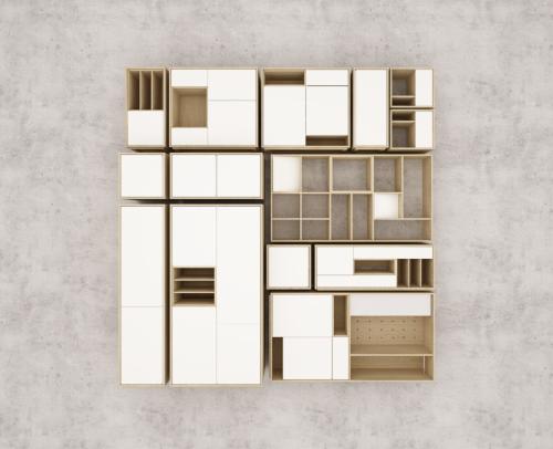 定制家具“生活便当盒”©B.L.U.E.建筑设计事务所