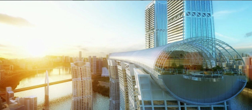 水晶连廊效果图
