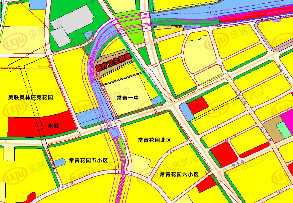 武汉常青花园地图图片