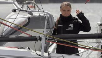 瑞典少女乘船 抗暖化团队却搭机惹议 