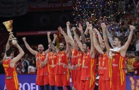 西班牙大胜阿根廷 夺世界杯男篮赛冠军 