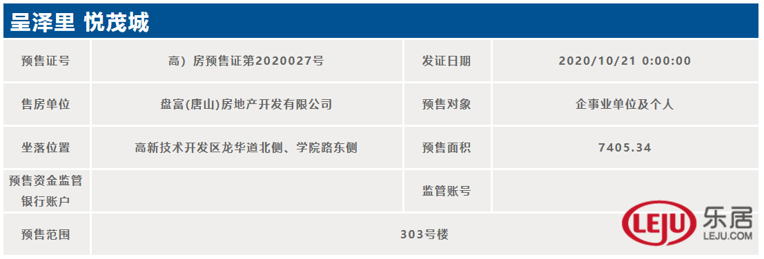 国茂府325套房源获预售