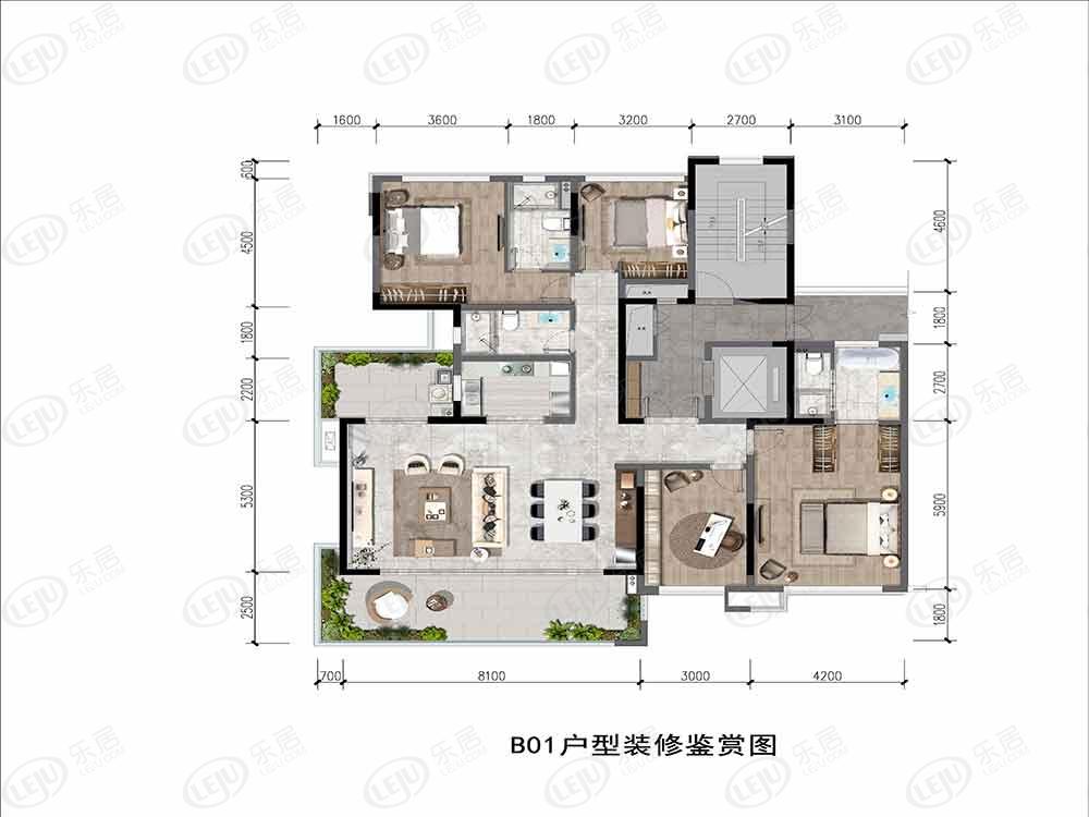 项目介绍| 雁江花样年花郡主力户型为105~185㎡