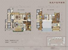 大学小筑4室2厅5卫户型图