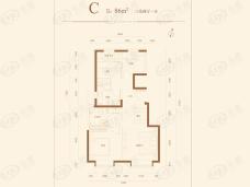 京能电建洺悦湾C户型户型图