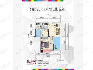 第九湾7#02、03户型户型图