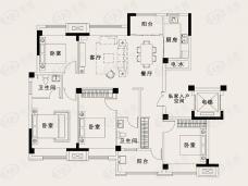 春秋九里府4室2厅2卫户型图