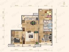 万科未来城小高层
116.4平米 D户型户型图