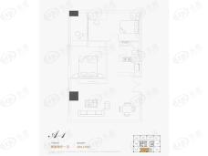 万盈国际A1户型户型图