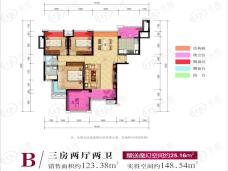 盛世华都未来城B户型户型图