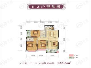 祁阳金沙湾5-3户型户型图