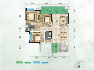 鹭岛国际社区A2户型户型图