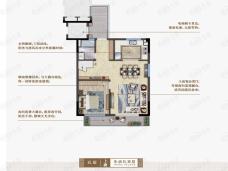 绿地观堂A户型户型图