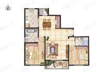 复地雅园三期A1户型户型图