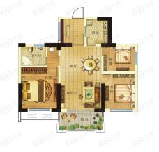 广域新里城3室2厅1卫户型图