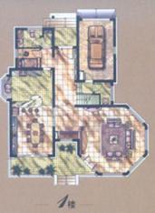 欧香名邸房型: 单幢别墅;  面积段: 320 －485 平方米;
户型图