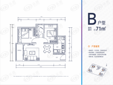 佳兆业·盐田城市广场二期【凌云】（注册名：一期御景佳园）B户型图