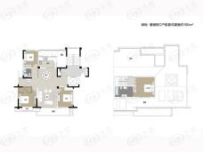 绿地·唐樾府4室2厅2卫户型图