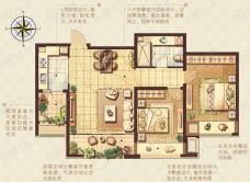 星光耀广场二期C户型 建筑面积116.9平米户型图