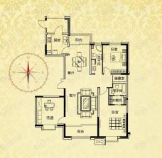 恒盛豪庭恒盛豪庭E-1户型图户型图