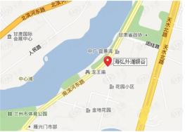 海屸外滩银谷位置交通图