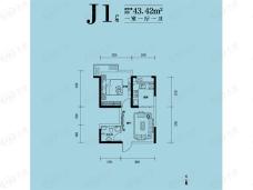 帝佳英郡平顶山帝佳英郡J1户型户型图