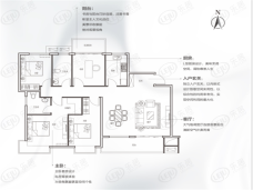 中浩德山水文苑141平户型户型图