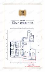 纽宾凯汉city国际社区B 5-24层户型图