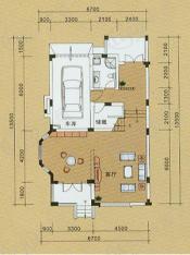 绿城西子·郁金香岸房型: 双联别墅;  面积段: 245 －252 平方米;户型图