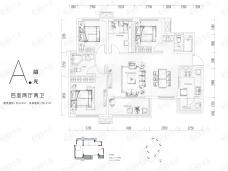 万科时光润园4室2厅2卫户型图