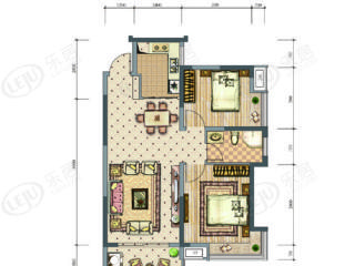 芳华置业商住楼户型图