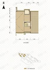 绿地海外滩洋房A4户型套内面积132.35平米户型图