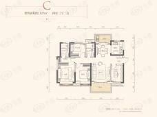 保利堂悦【C户型】
四室二厅二卫  建筑面积约125㎡户型图