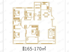 远博御湖宸院4室户型户型图