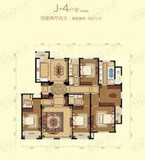 绿城御园4室2厅4卫户型图