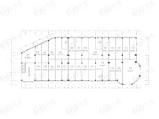 大汉公园里地块二7#明星主力店一层商铺户型图