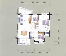 华宇林泉雅舍二期房型: 三房;  面积段: 83.83 －137.74 平方米;户型图