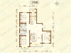 新旺·太阳城3室2厅2卫户型图