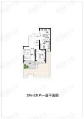 美景菩提高层2号楼A-2东户户型图