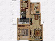 沧兴·青海一品3室2厅1卫户型图