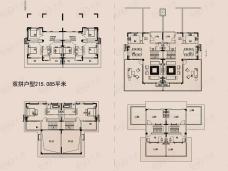 万科大樟溪岸4室2厅3卫户型图