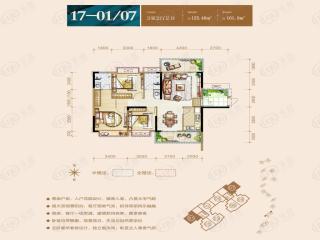 德润龙庭云鼎天阙17栋-01/07户型户型图