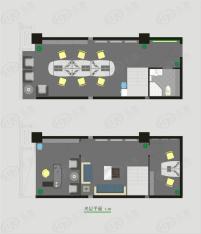 赛格又一城1室1厅1卫户型图