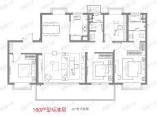 南京云际花园4室2厅2卫户型图