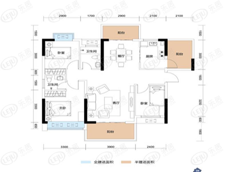 住宅，商铺浩创达观上院待售中 户型面积85~117㎡