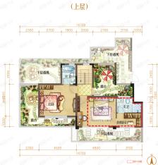 紫金山体育公园洋房复式楼B户型户型图